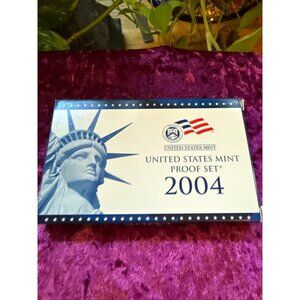 2004 US Mint 10 Coin Proof Set  COA